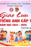 Giao lưu Olympic Tiếng Anh cấp Tiểu học năm học 2024-2025